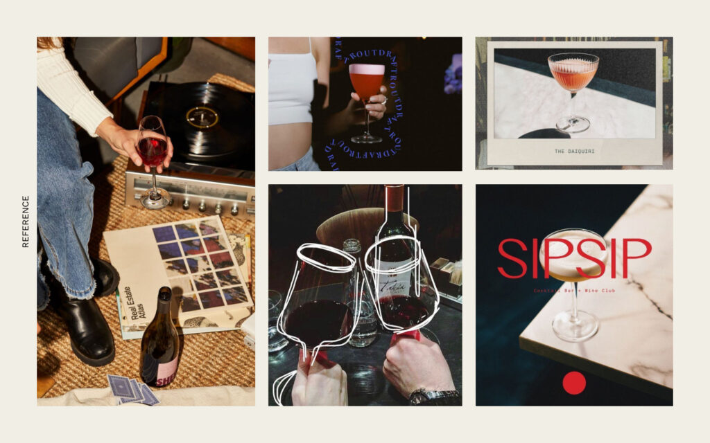 moodboard for cocky tea