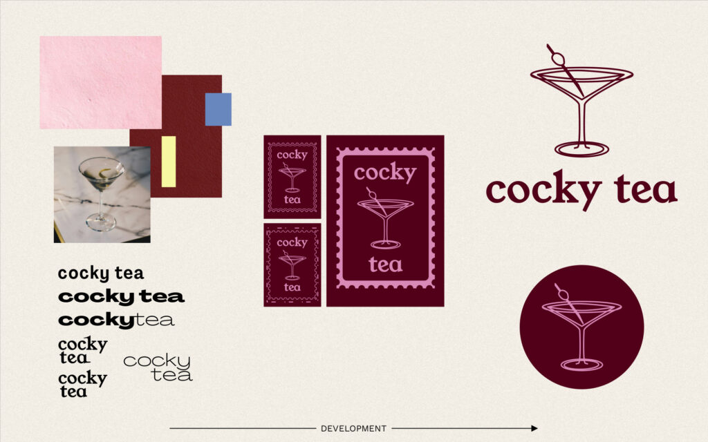 process development for cocky tea